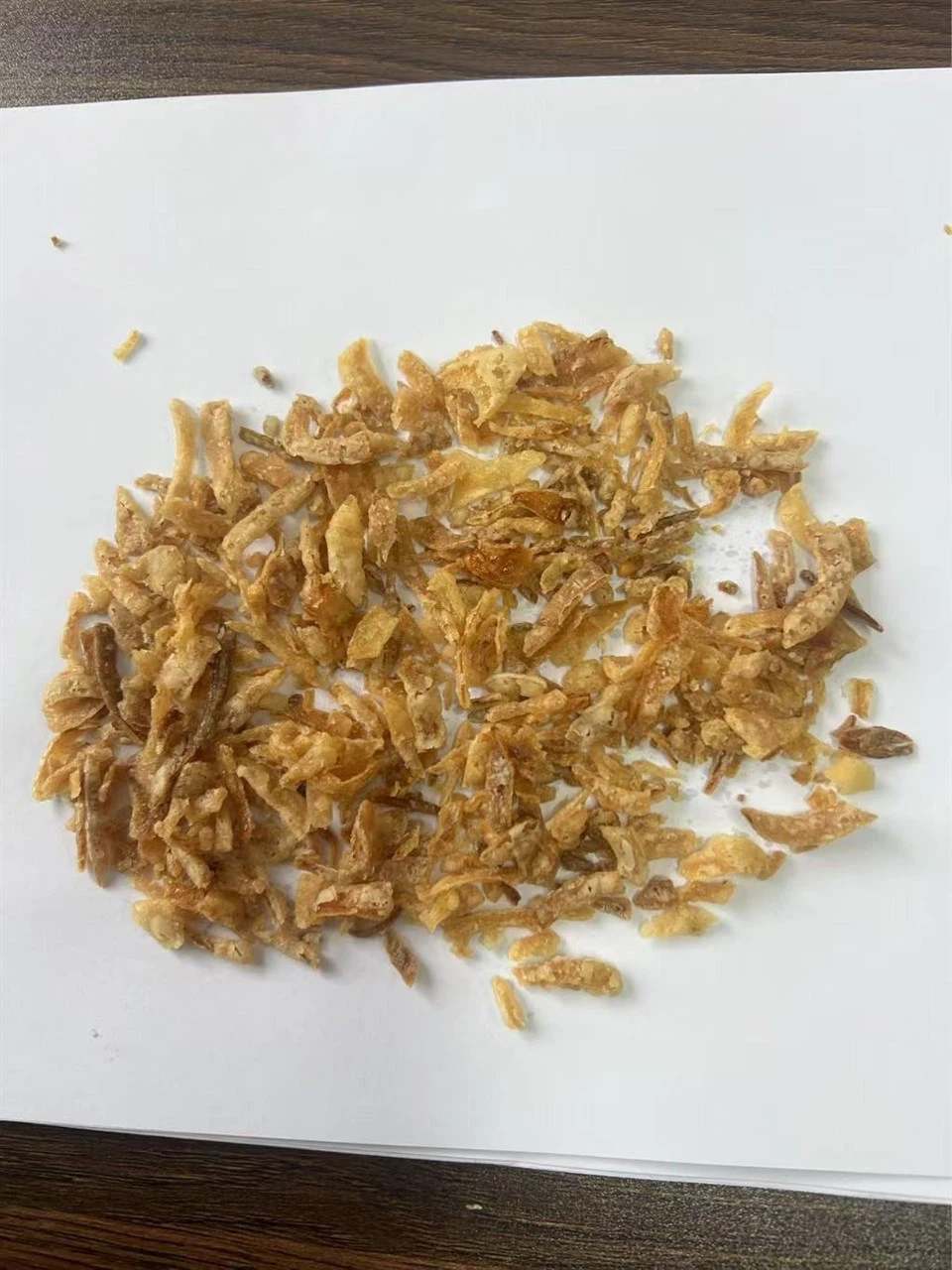 fried onion granules dark color